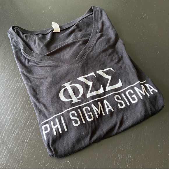 Phi Sigma Sigma Sorority Shirt - Bella Canvas- Sz M - Picture 3 of 3